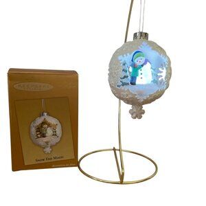 Hallmark Keepsake Ornament Snow Day Magic 2005 Club Exclusive Snowman and Child